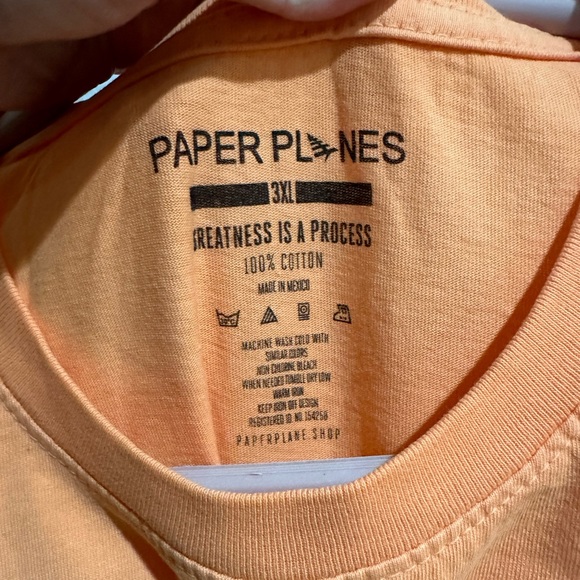 Paper Planes Blue Raspberry Plane Pop tee NWT - Picture 5 of 8